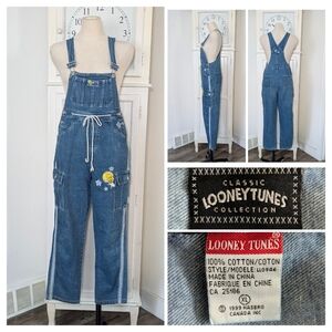 Vintage 1999 LOONEYTUNES Denim Overalls